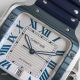 TW Factory 1-1 Replica Cartier Santos 9015 Blue ADLC Bezel with Rubber Strap (3)_th.jpg